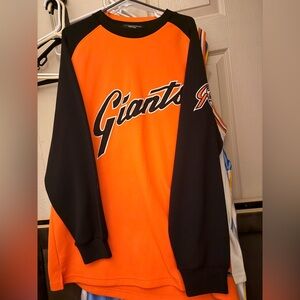 Nike Giants Orange and Gray Cooperstown Collection Sweatshirt
